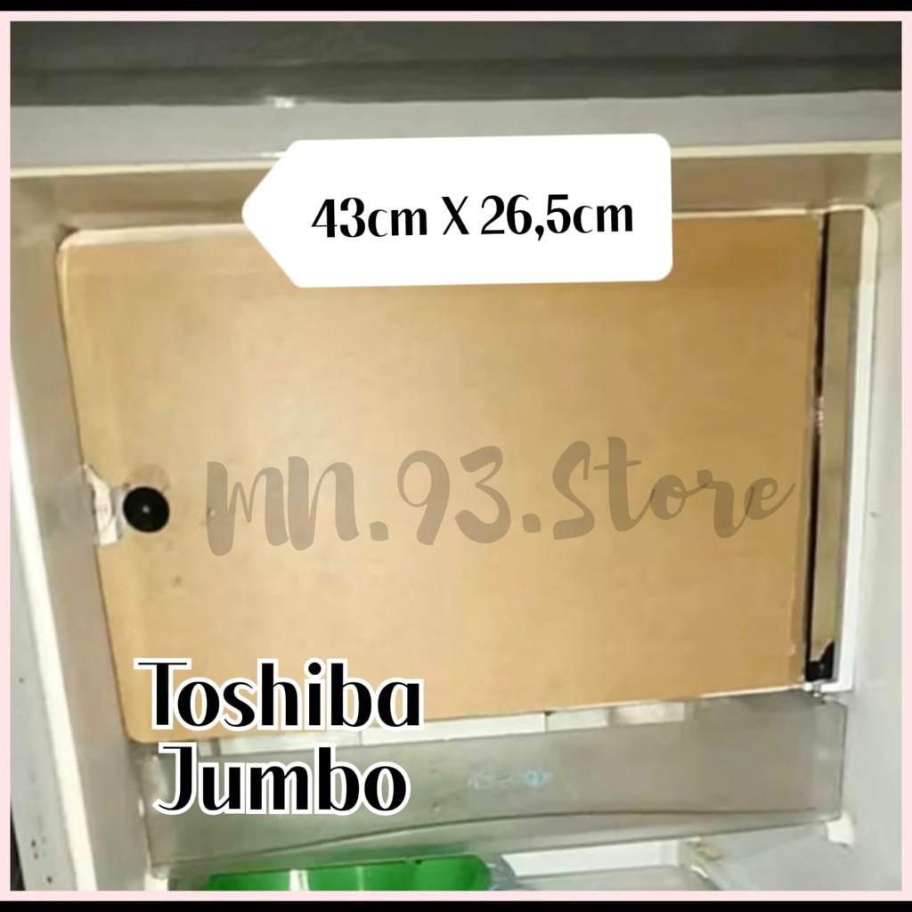 Tutup freezer Toshiba jumbo ( custom )