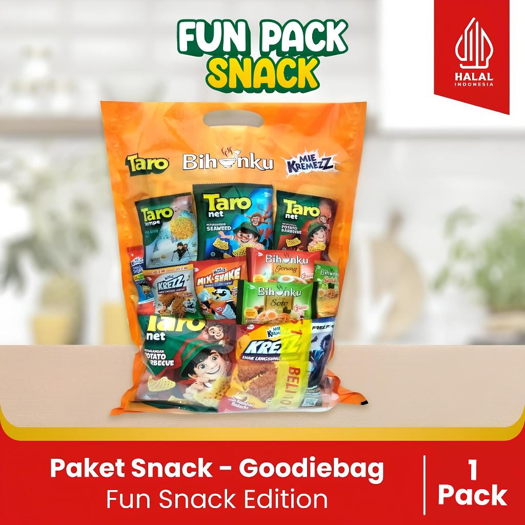 

Goodie bag-Fun Pack Snack Edition - Paket Hampers Anak (1pack)