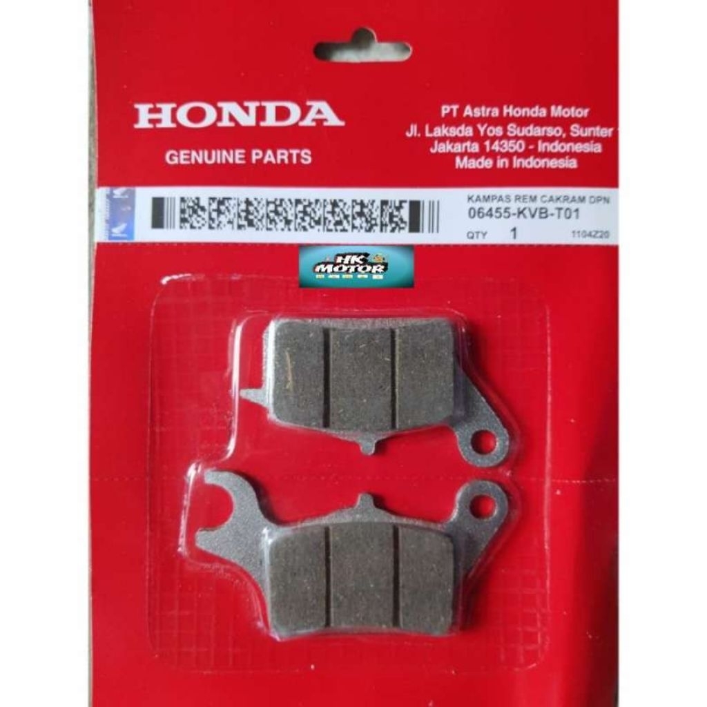 kampas rem cakram depan dispad depan motor beat,Vario CBS Asli Ahm