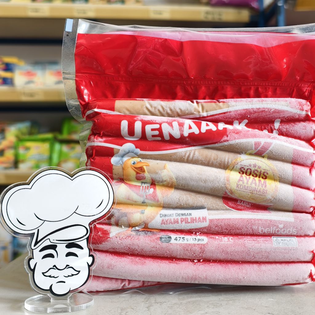 

Belfood Uenak Sosis Ayam 475Gr / Uenak Sosis Ayam 475Gr / Sosis Ayam 475Gr