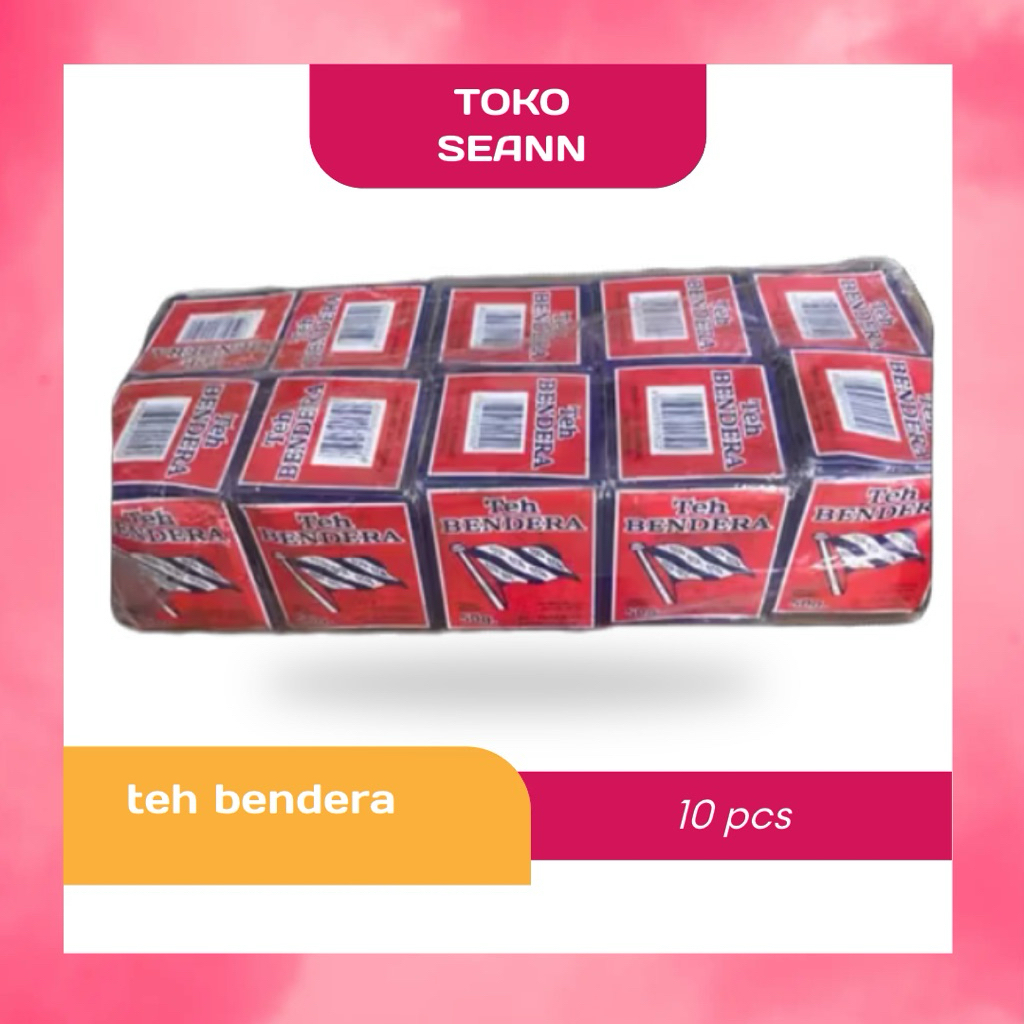 

Teh Bendera Bubuk 50gr isi 10 pcs