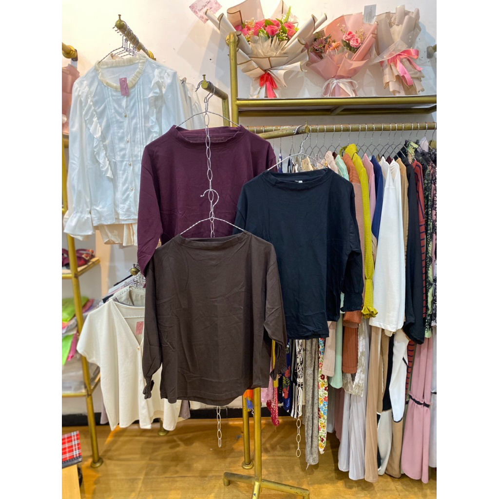 kaos batwing tangan karet