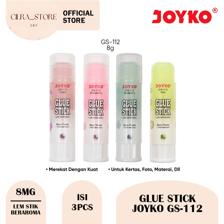 

Glue | Lem | Glue Stick Joyko GS-112 (3PCS)