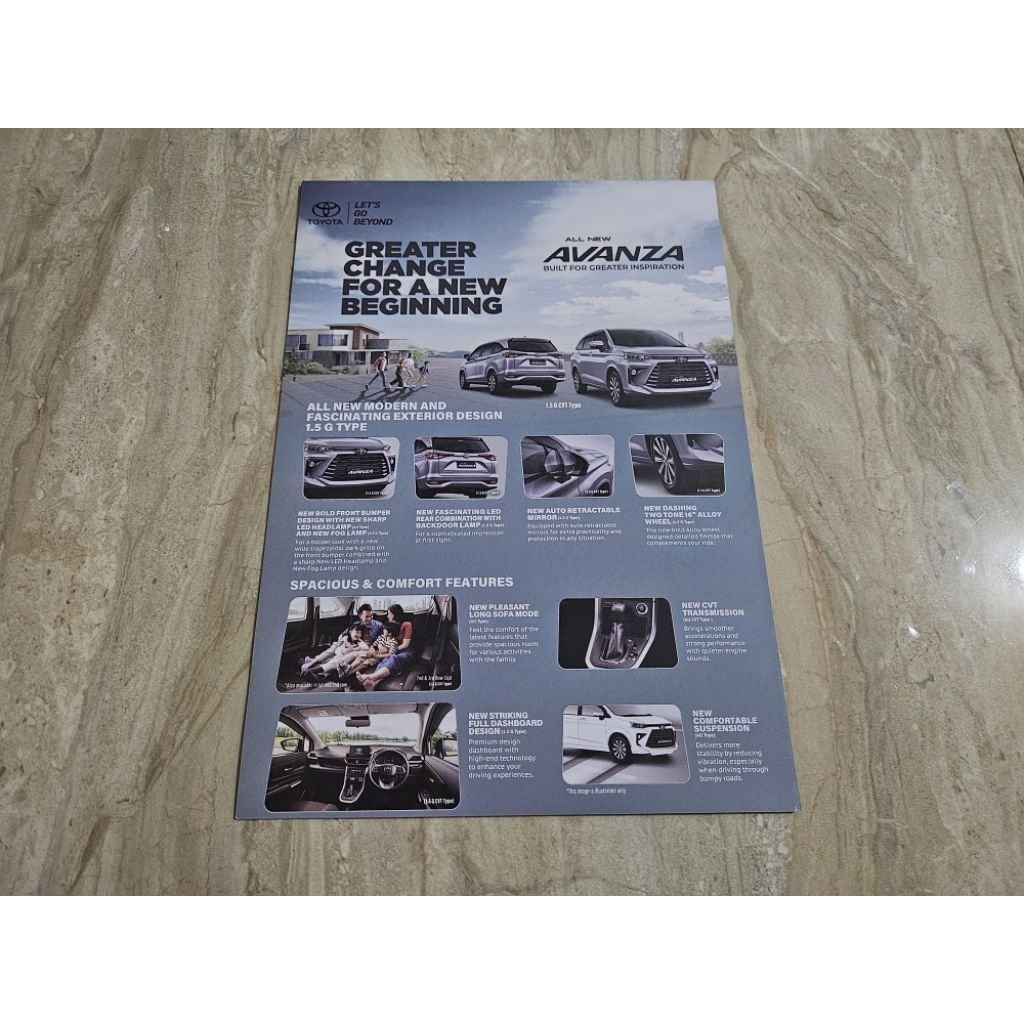 brosur katalog mobil toyota avanza 2022 flyer
