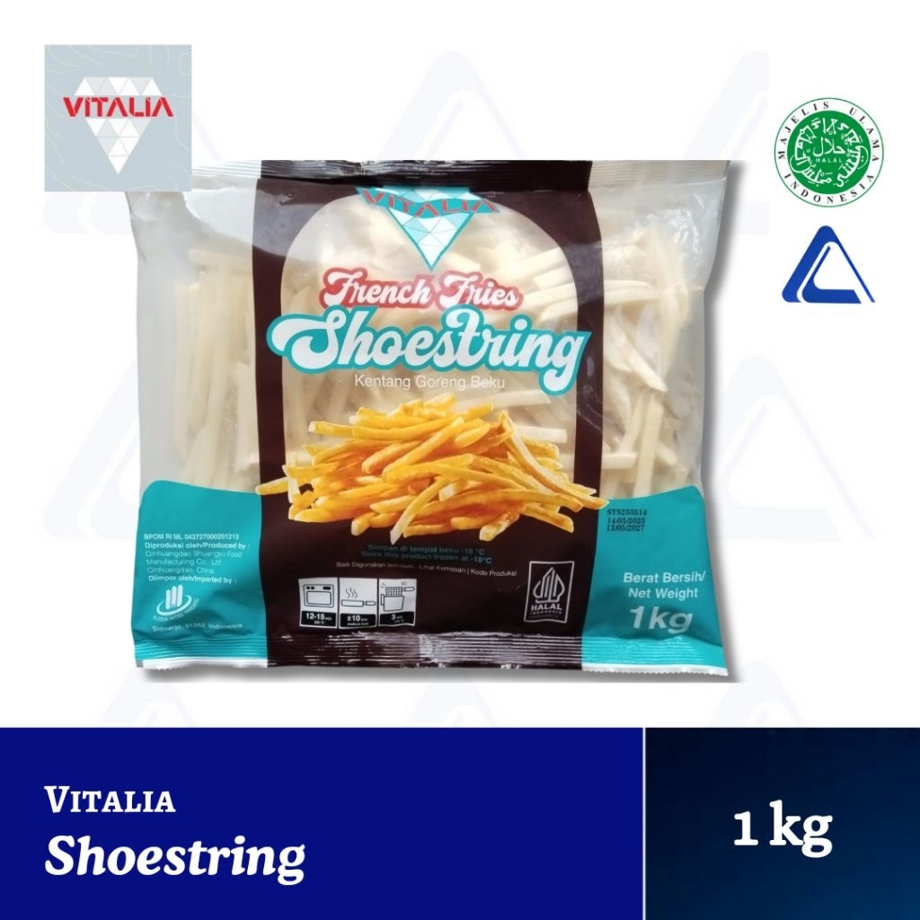 

Kentang Goreng Frech Fries Vitalia Shoestring 1kg