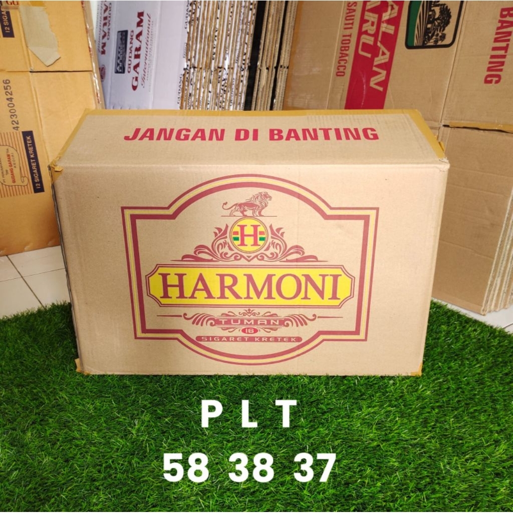 

KARDUS HARMONI UKURAN P58×L38×T37 TEBAL 2PLY