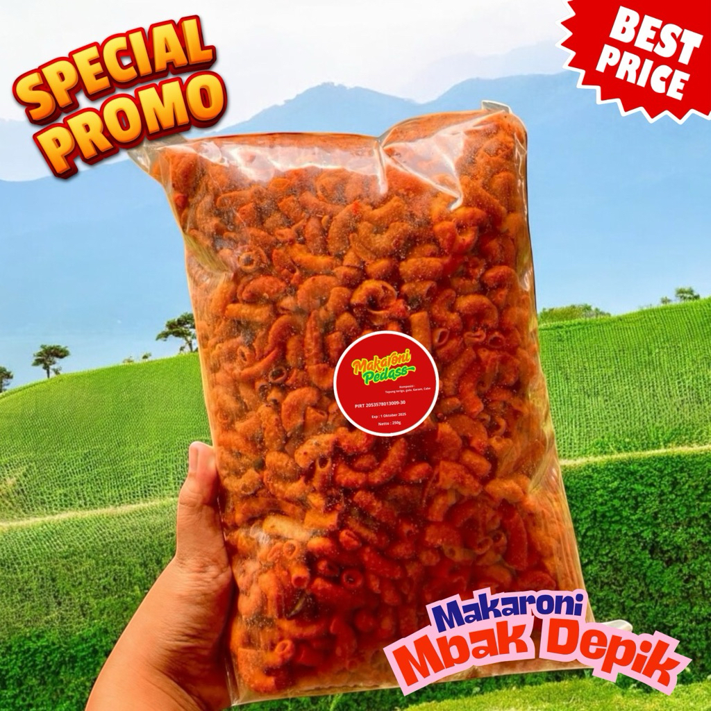 

Jual Makaroni Pedas Surabaya 250g – Camilan Asin Pedas Gurih