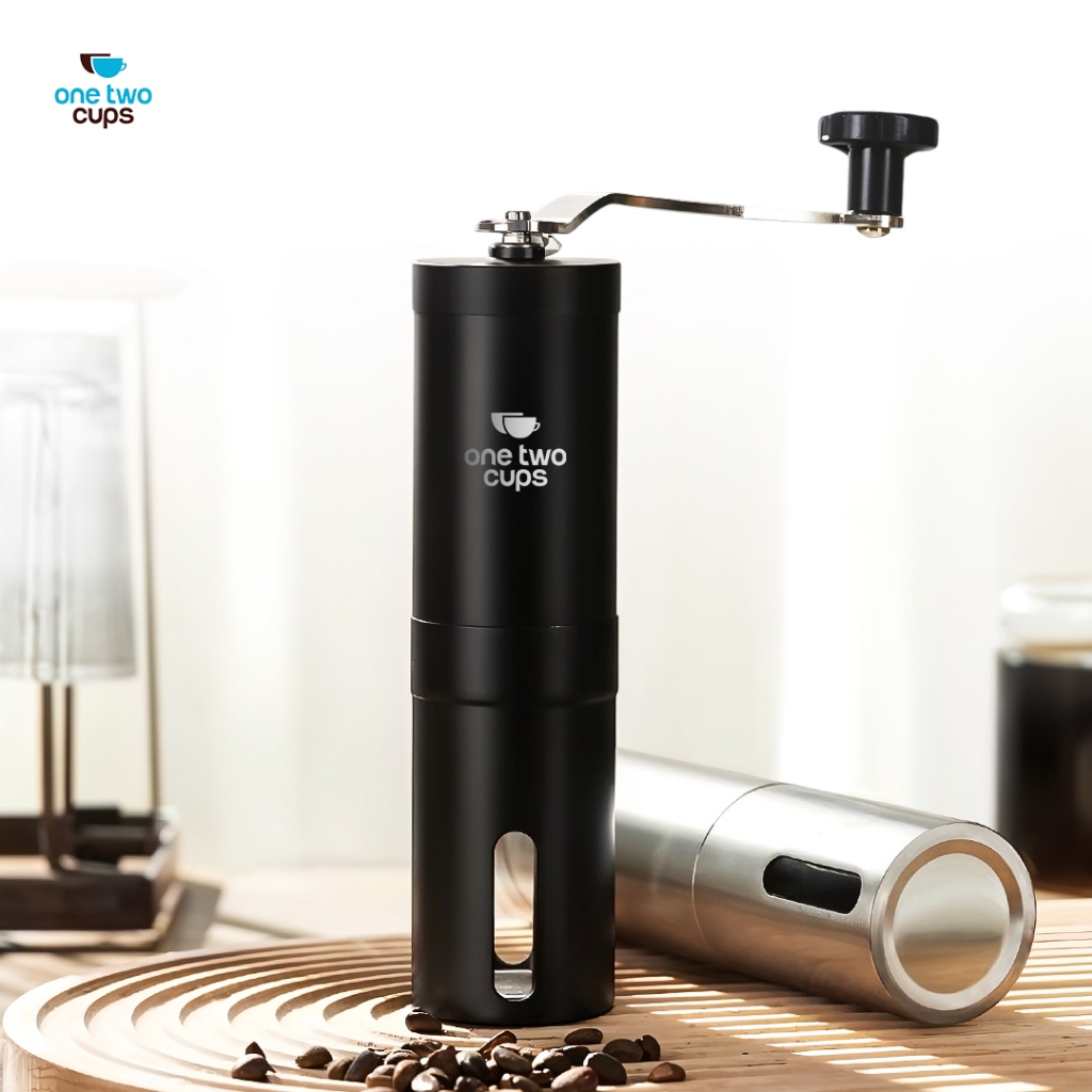Alat Penggiling Kopi Stainless Steel Grinder Giling Kopi Halus Portable Penghalus Kopi Onetwocups