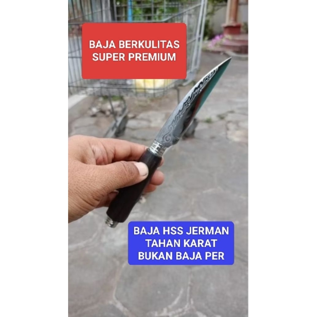 pisau imut mini gagah elegant simpel keren ukir