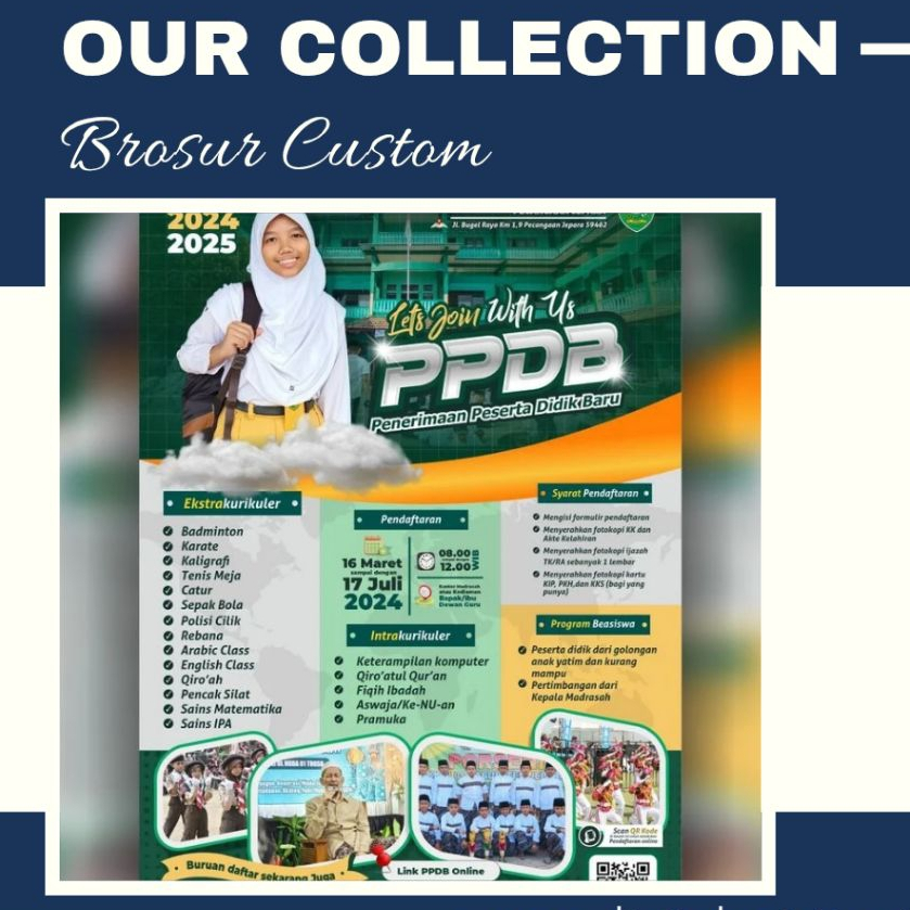 

CETAK 2 SISI BROSUR A4 TERMURAH / CETAK BROSUR A4 Cetak Brosur Bahan Art Paper 120 gsm - 150 gsm Ukuran A4 Isi 500 lembar