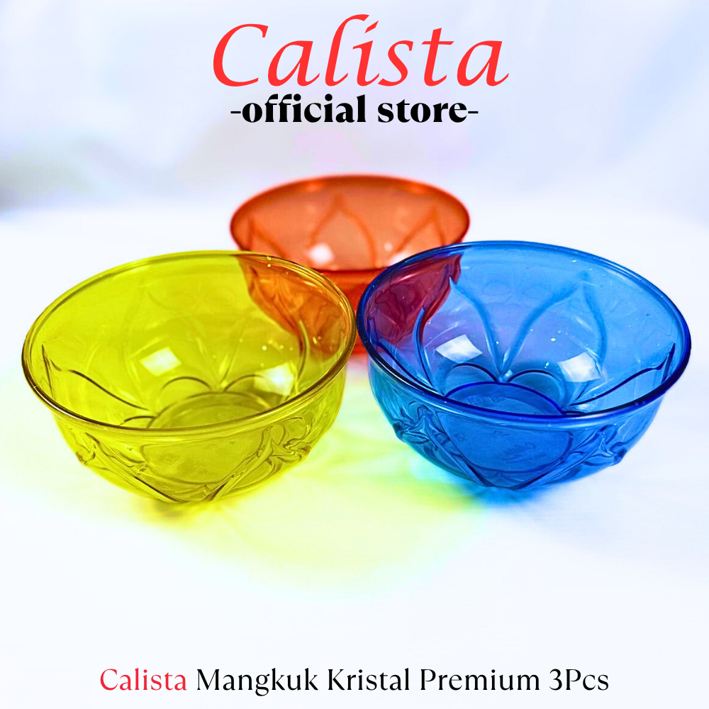 [ CALISTA ] MANGKOK PLASTIK AESTHETIC CALISTA CRISTAL PREMIUM BESAR  MANGKUK PLASTIK MIE BAKSO SEBLA