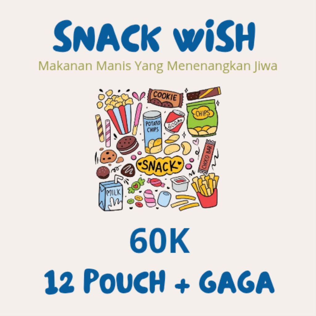 

Snack Wish 12 pouch + gaga