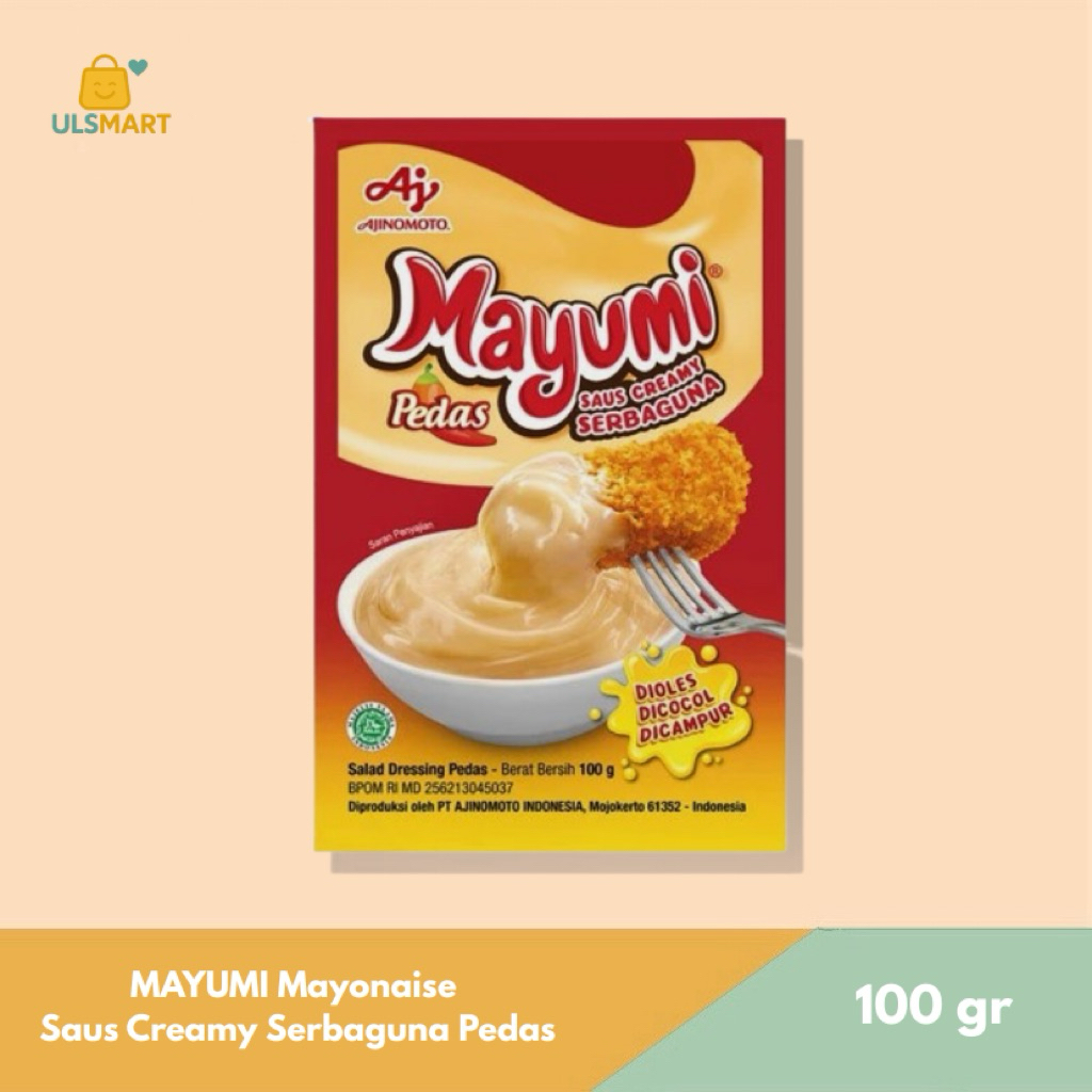 

Mayumi Mayonnaise Saus Cream Serbaguna Pedas 100 gr