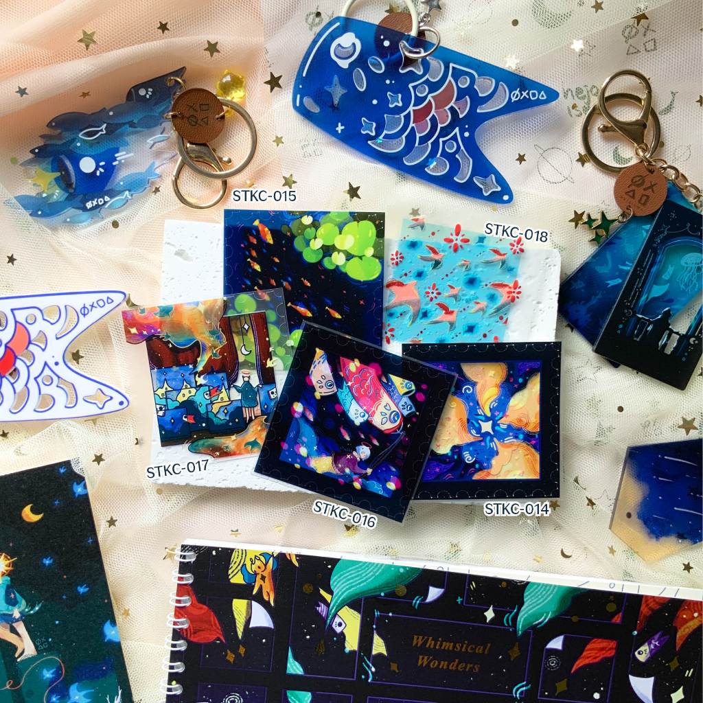 

Stiker Transparan 'A Forest Where Stars Live' stiker hias die cut hejoisme