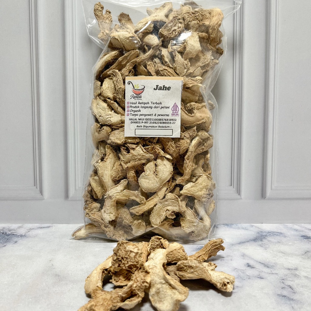

Jahe Kering Kemasan 100 Gram - Rempah Bu Risma