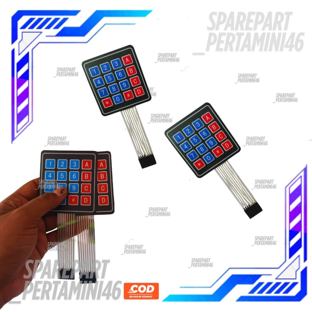 Tombol Keypad Pom Mini Digital Pertamini Original