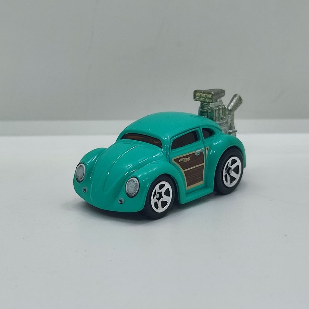 LOOSE Diecast Hot Wheels Volkswagen Beetle TOONED Sea Foam Green Mainan Anak Mobilan Murah Lelang Ho