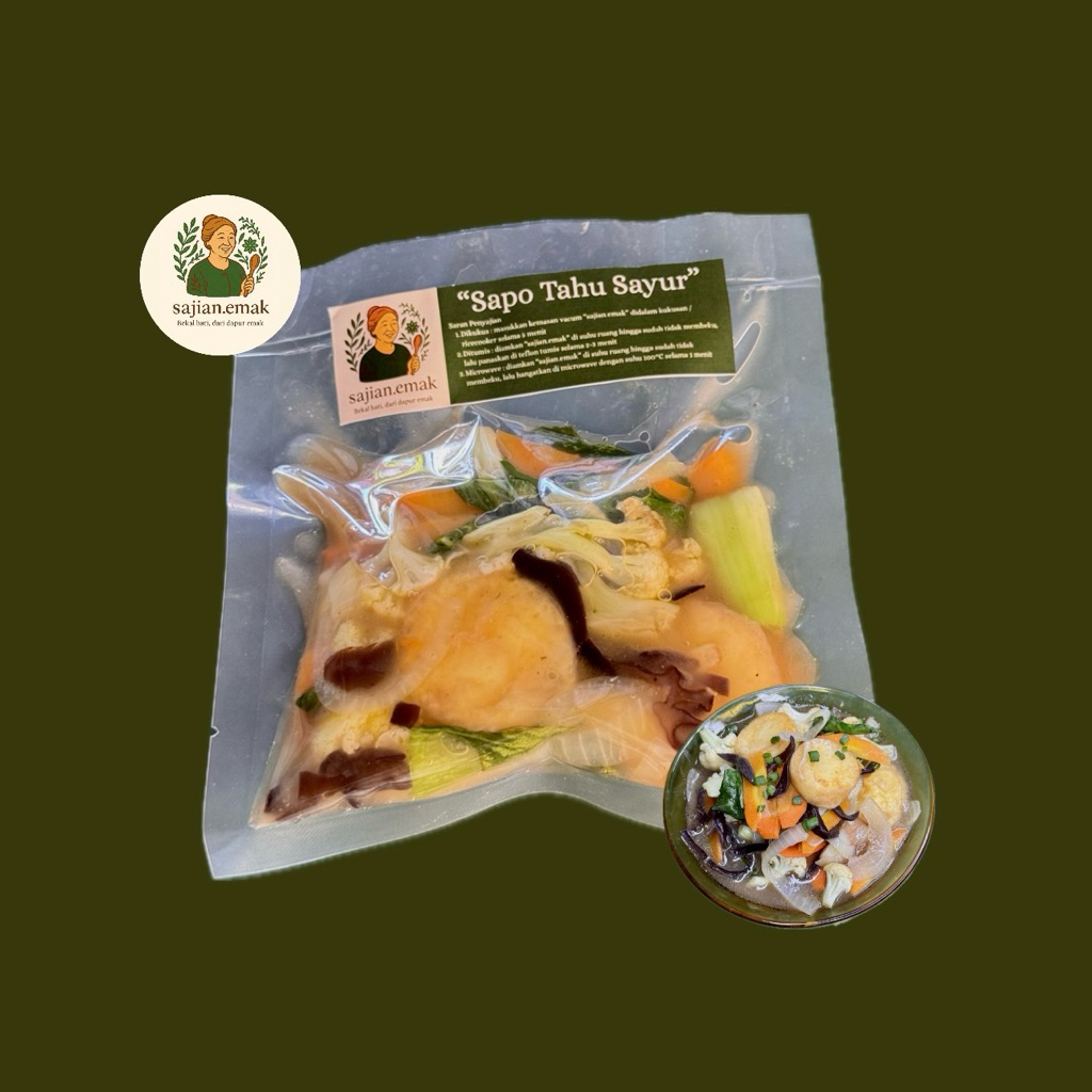 

Sajian Emak Sapo Tahu Sayur