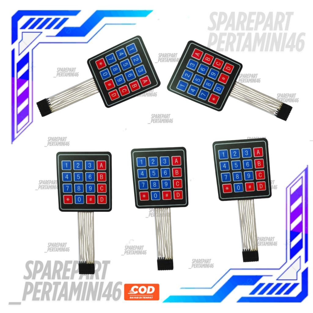 Tombol Keypad Pertamini Pom Mini Digital