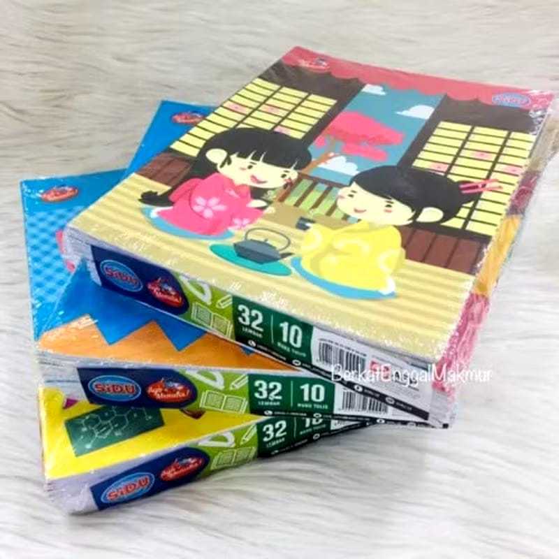 

Buku Tulis Sidu 32 Lembar sinar dunia (1 Pak/10 buku) Kualitas Bagus motif lucu kartun kekinian