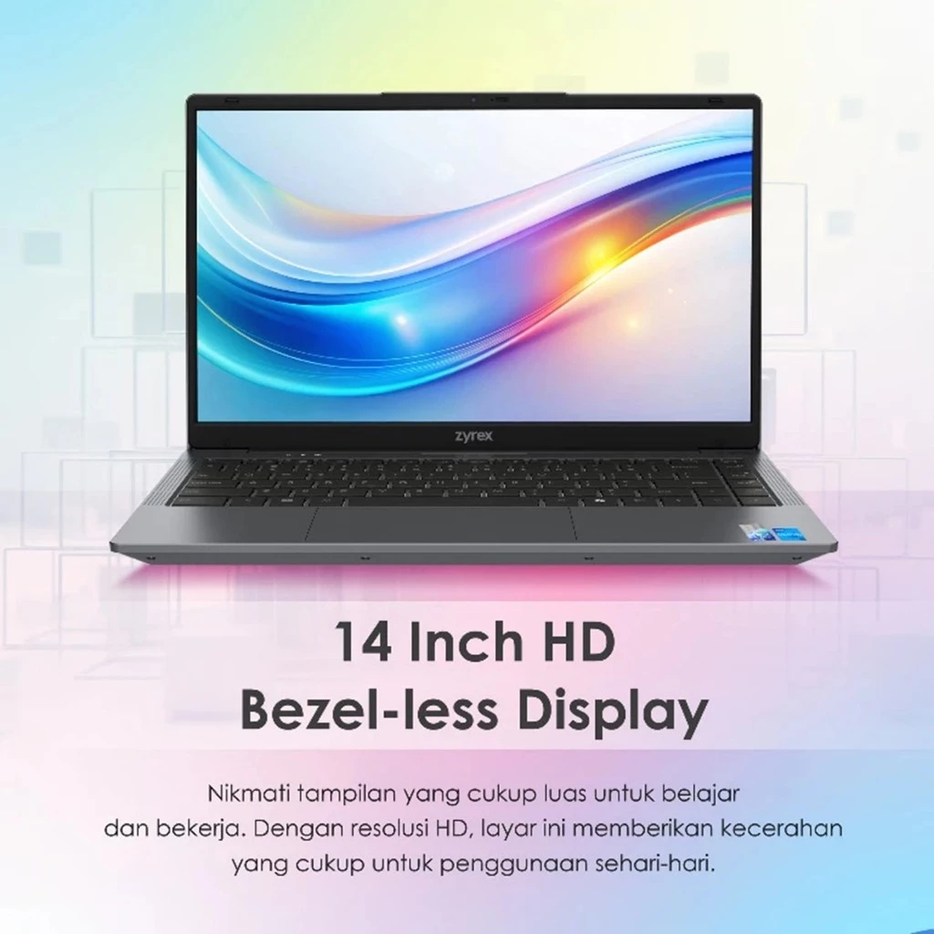 Laptop ZYREX L-BOOK N4020 Ram 8GB 256GB SSD Windows 11 PRO 14.0" inch - Zyrex Life - Book