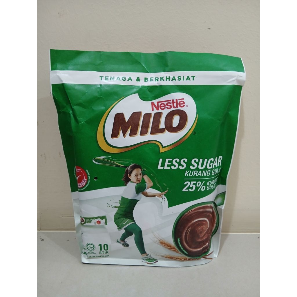 

MILO LESS SUGAR (10 S X @27 GRAM)