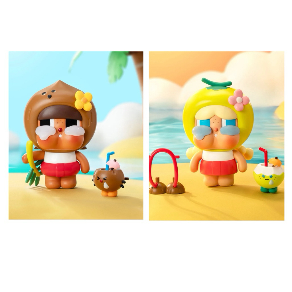 Crybaby Coconut Figure Brown and Green Popmart Original