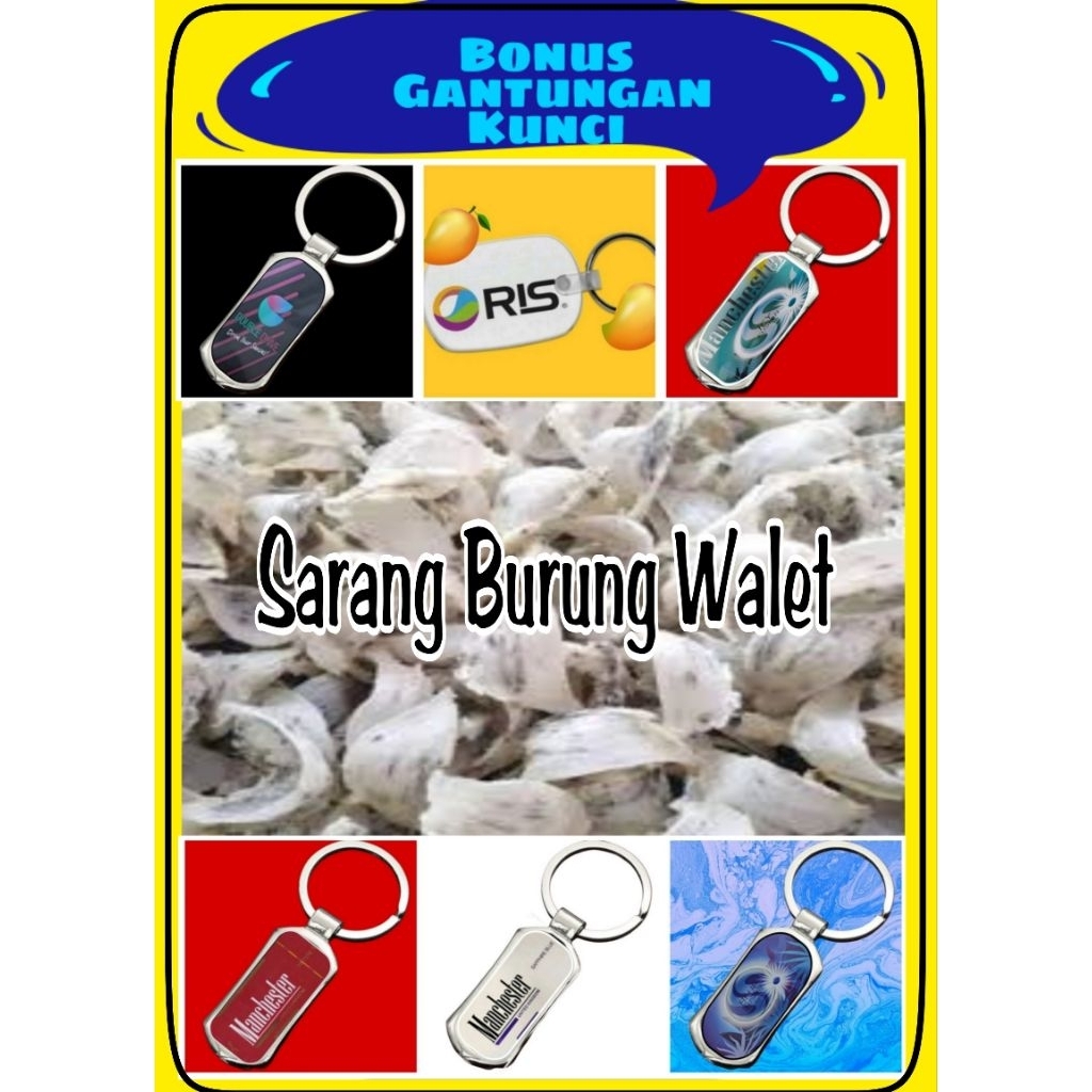 

sarang burung walet kotor Berhadiah gantungan kunci unik