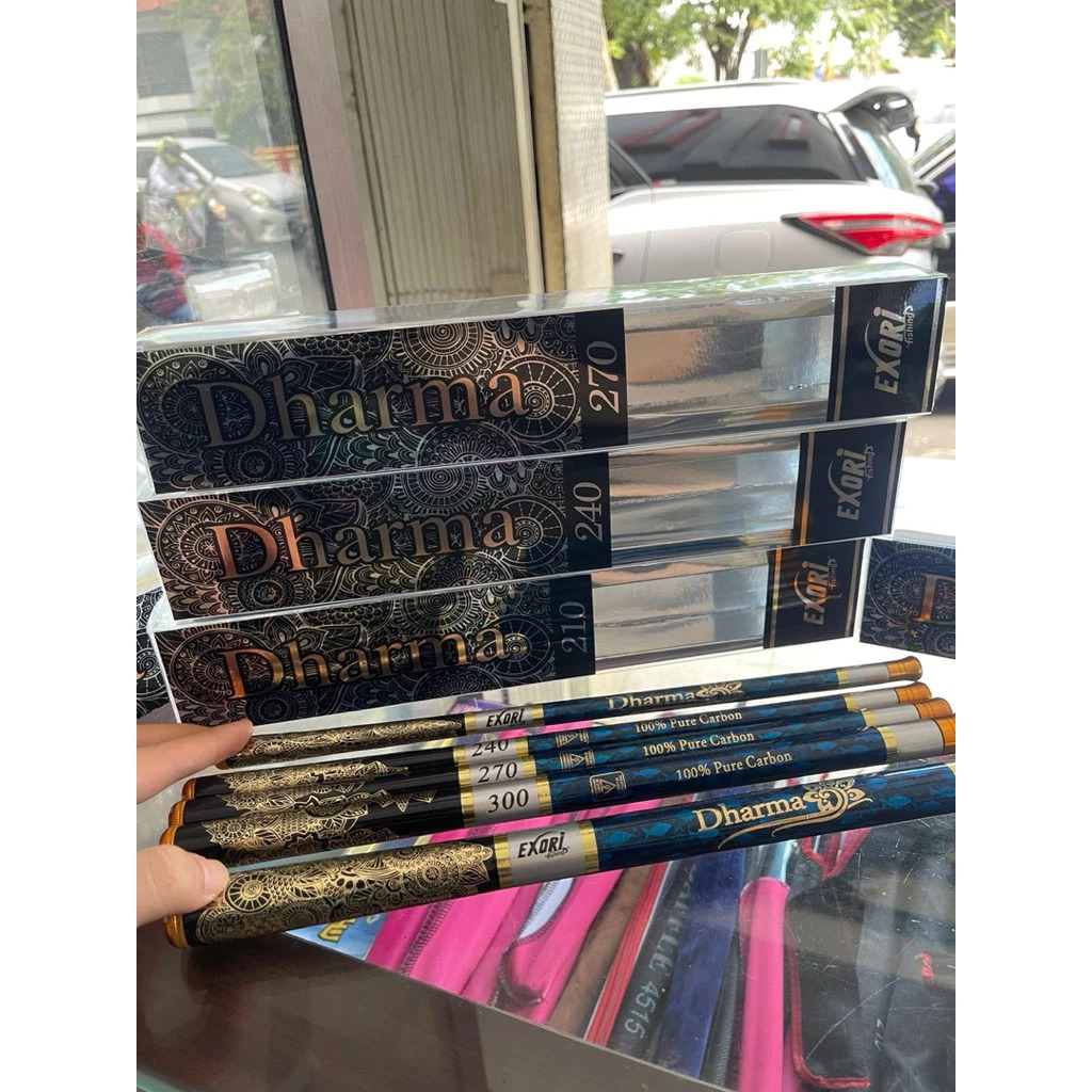 JORAN TEGEK CARBON EXORI DHARMA 210-360CM RUAS 30CM SPEK KAKU