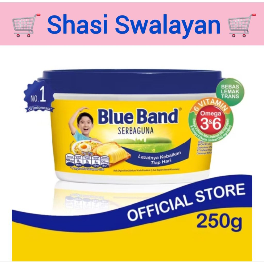

BLUE BAND Margarin Serbaguna TUBE 250gr