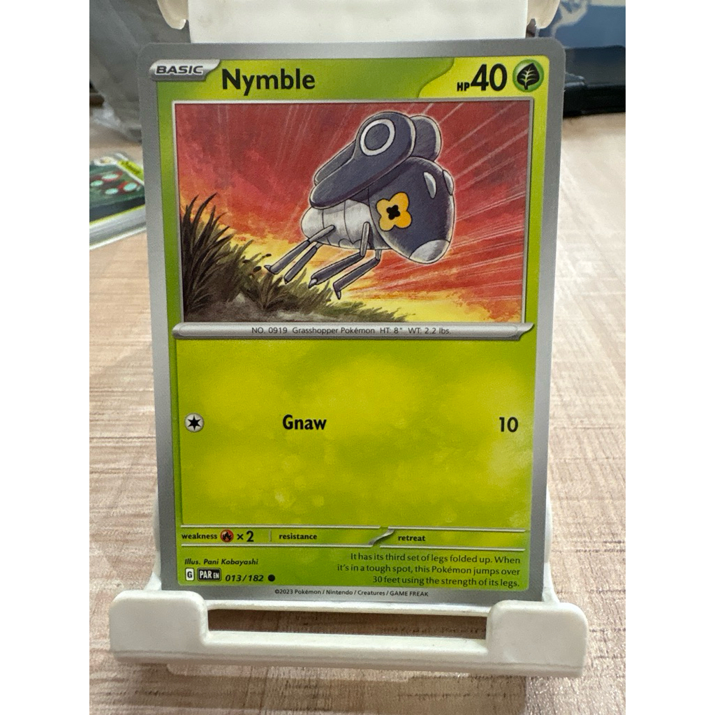 kartu pokemon original nymble par 013/182