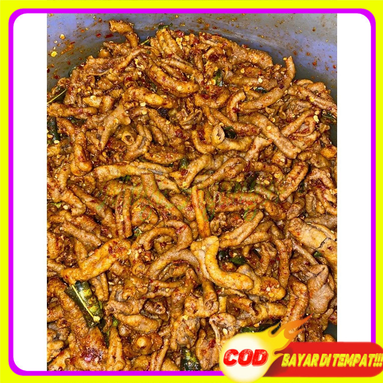 

1 kilogram kripik usus crispy premium