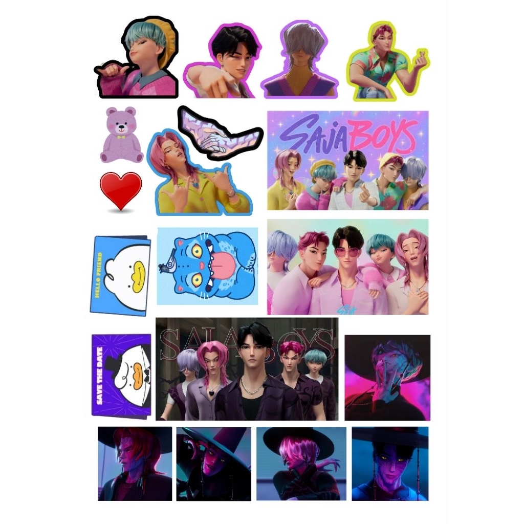 

Sticker Saja Boys / k-pop demon hunter / anime