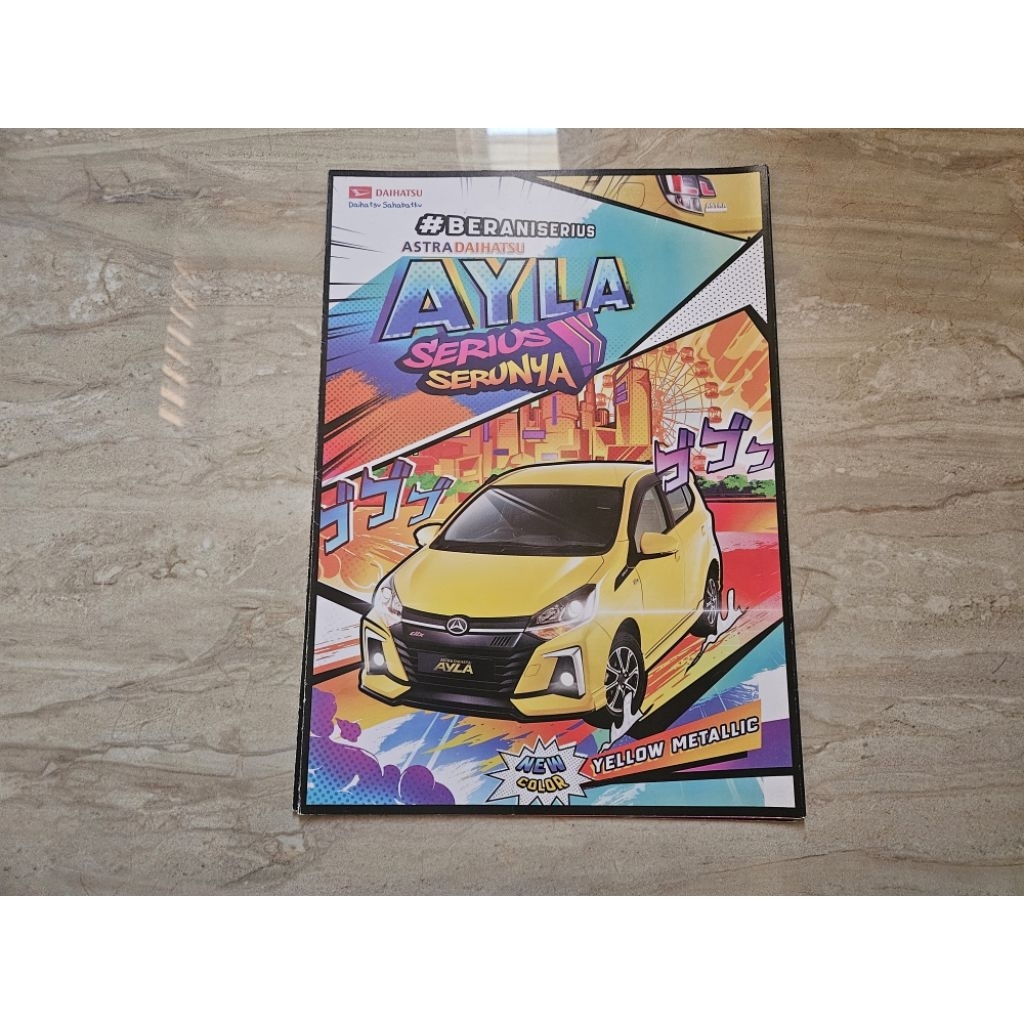 brosur katalog mobil daihatsu ayla 2020 leaflet