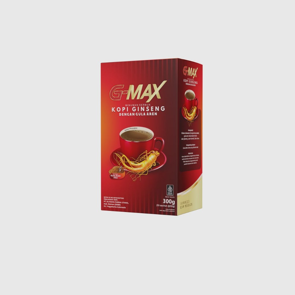 

Gmax kopi kuat ginseng Stamina lama kuat tahan berjam jam Minuman Halal BPOM