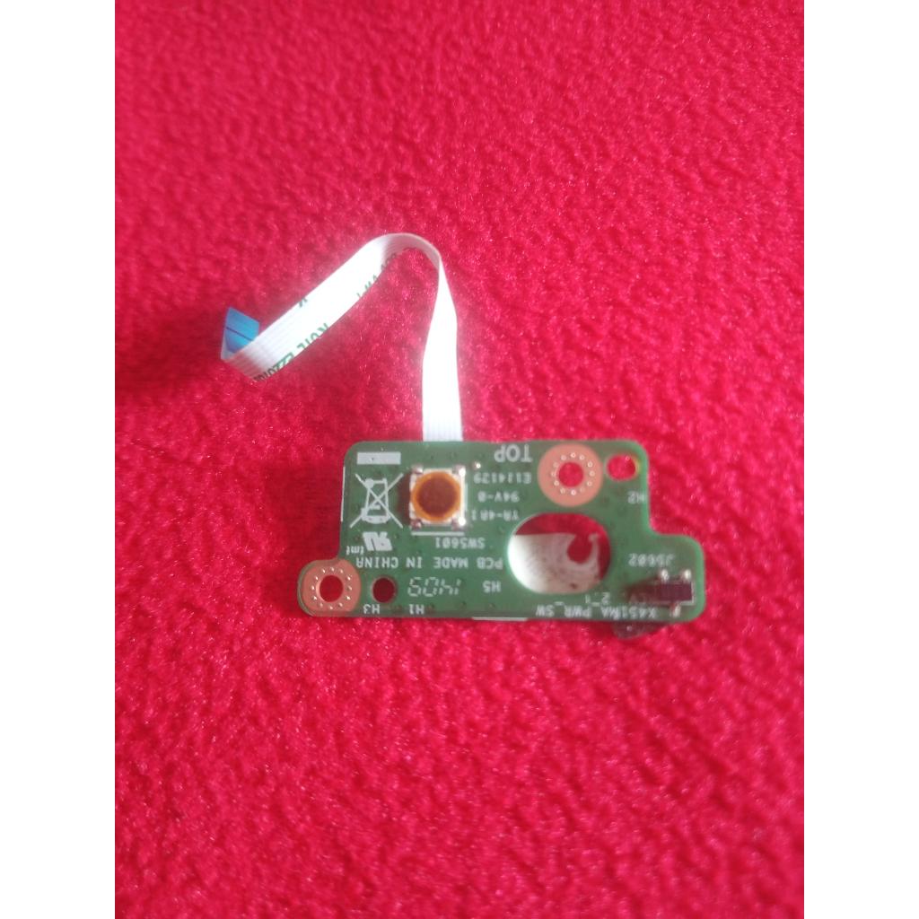 TOMBOL POWER SWITCH ON LAPTOP ASUS X451 X451C X451M F451M