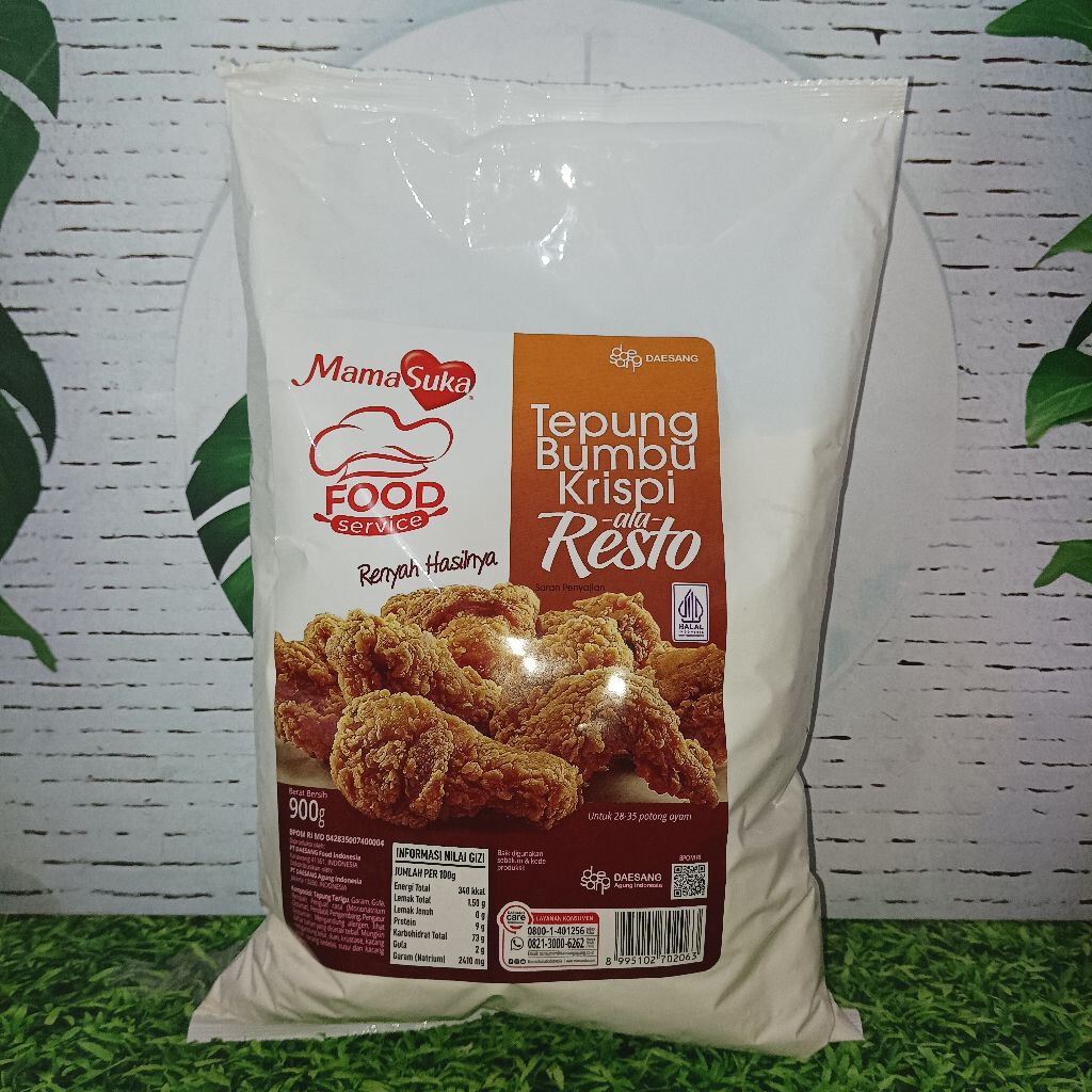 

TEPUNG BUMBU KRISPI MAMA SUKA 900G