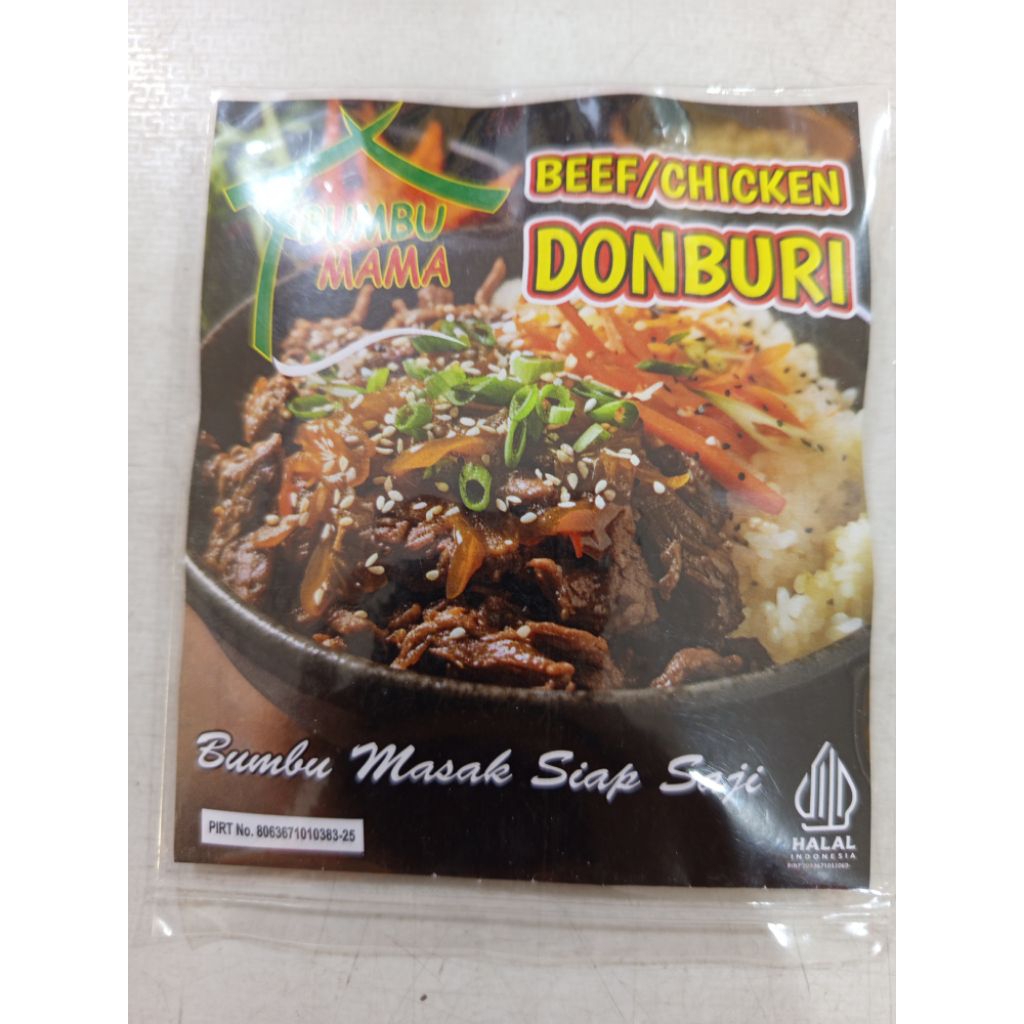 

BUMBU MAMA beef/chicken donburi 50gram