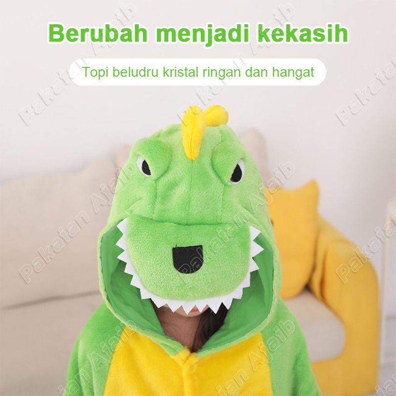 READY Pakaian Ajaib Baju Kostum Onesie Dino Baju Karakter Kostum Onesie Dewasa Kostum Dinosaurus
