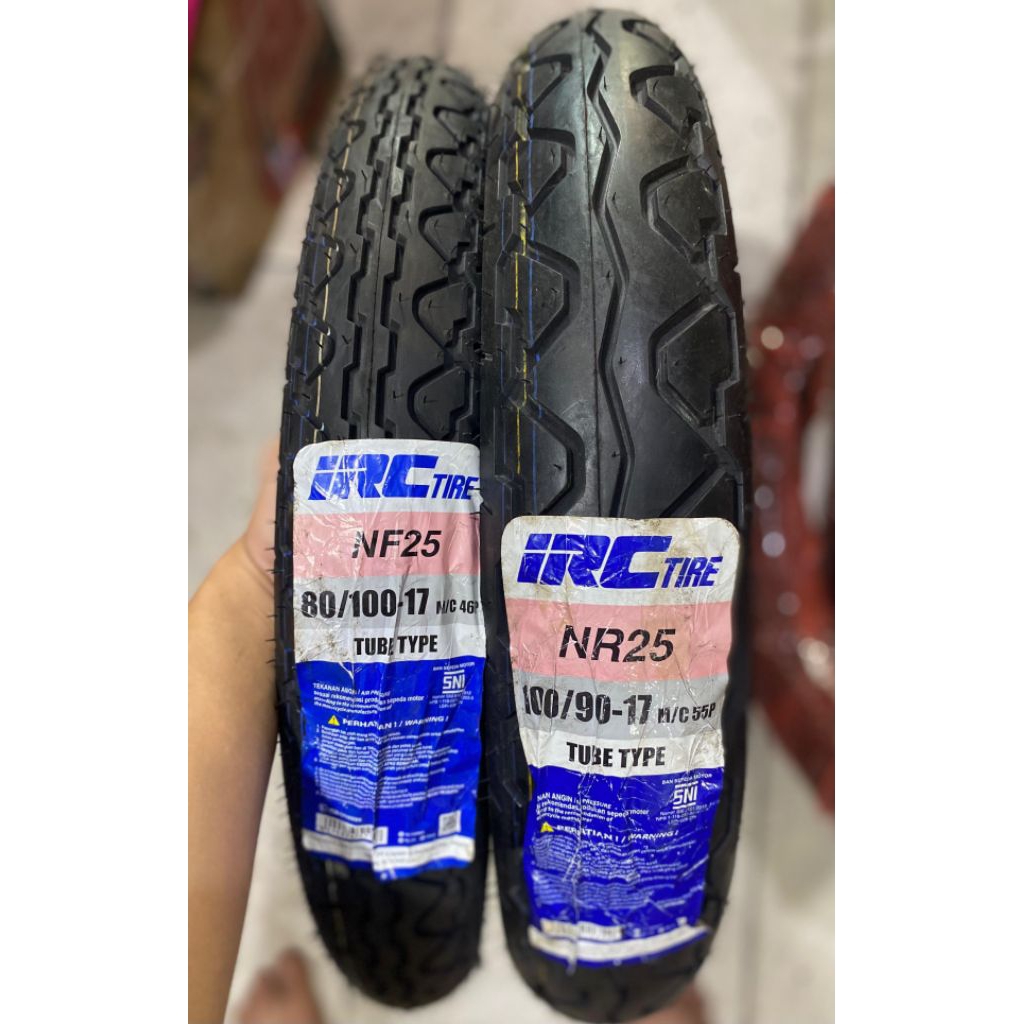 BAN LUAR IRC NF25 NR25 VERZA MEGAPRO 80 100-17  100 90 -17