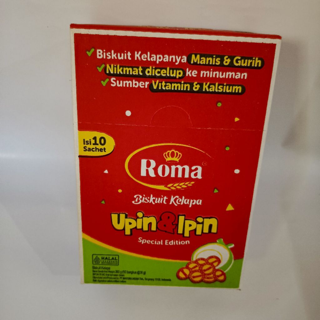 

Biskuit Roma Kelapa 35 gr (1 Box isi 10pcs)