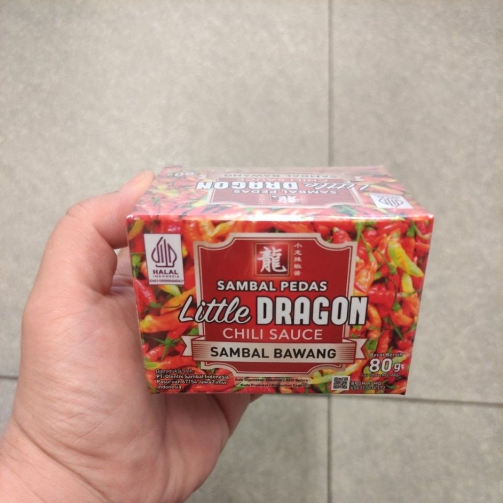 

LITTLE DRAGON CHILLI SAUCE SAMBAL PEDAS SAMBAL BAWANG (10sachet x 8gr) 80gr