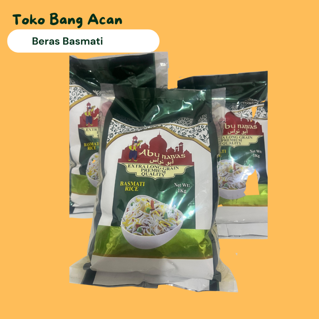 

Beras basmati 1kg | Beras Basmati Abu Nawas premium quality