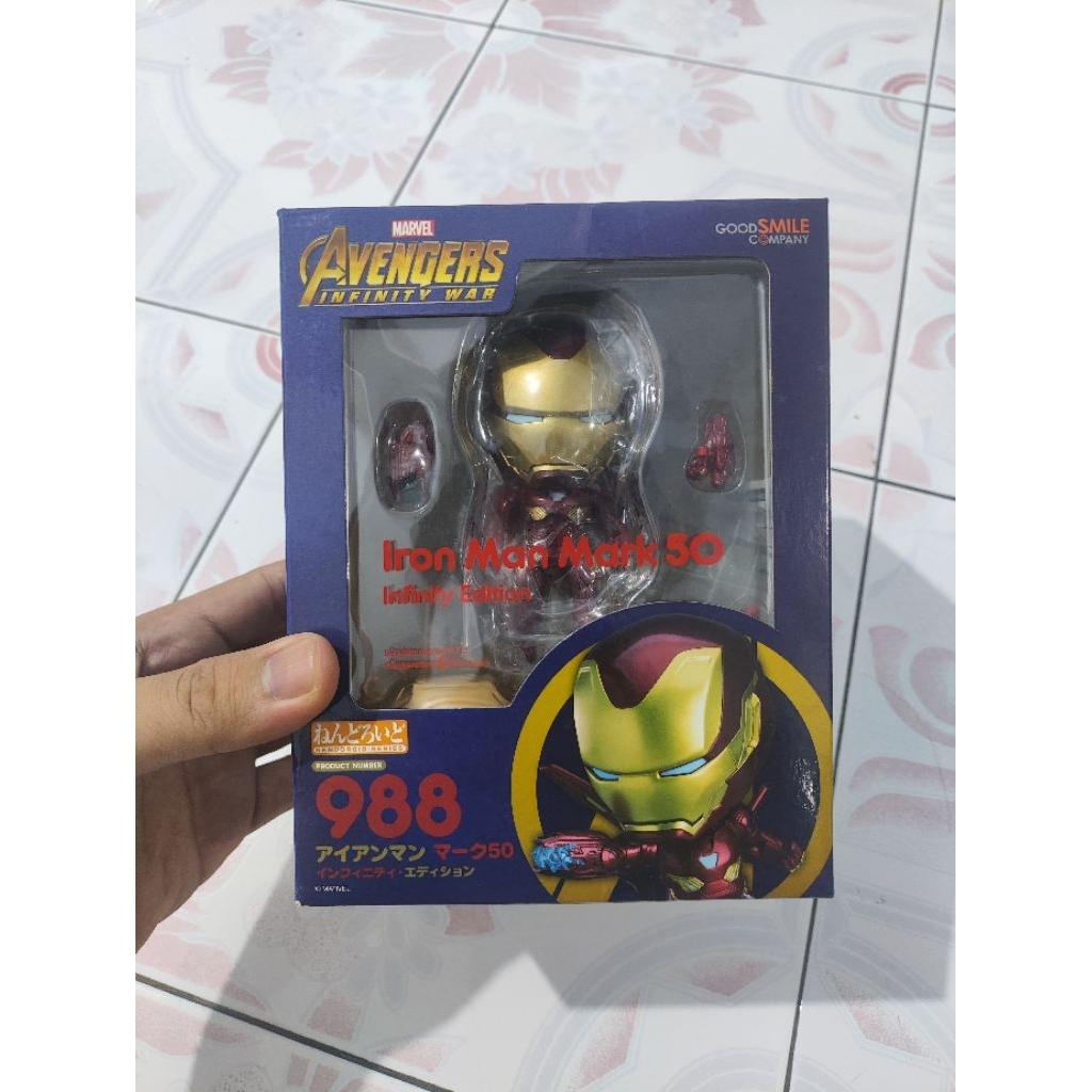 Nendoroid 988 Ironman mark L 50 mk iron man avengers infinity war avengers wars original