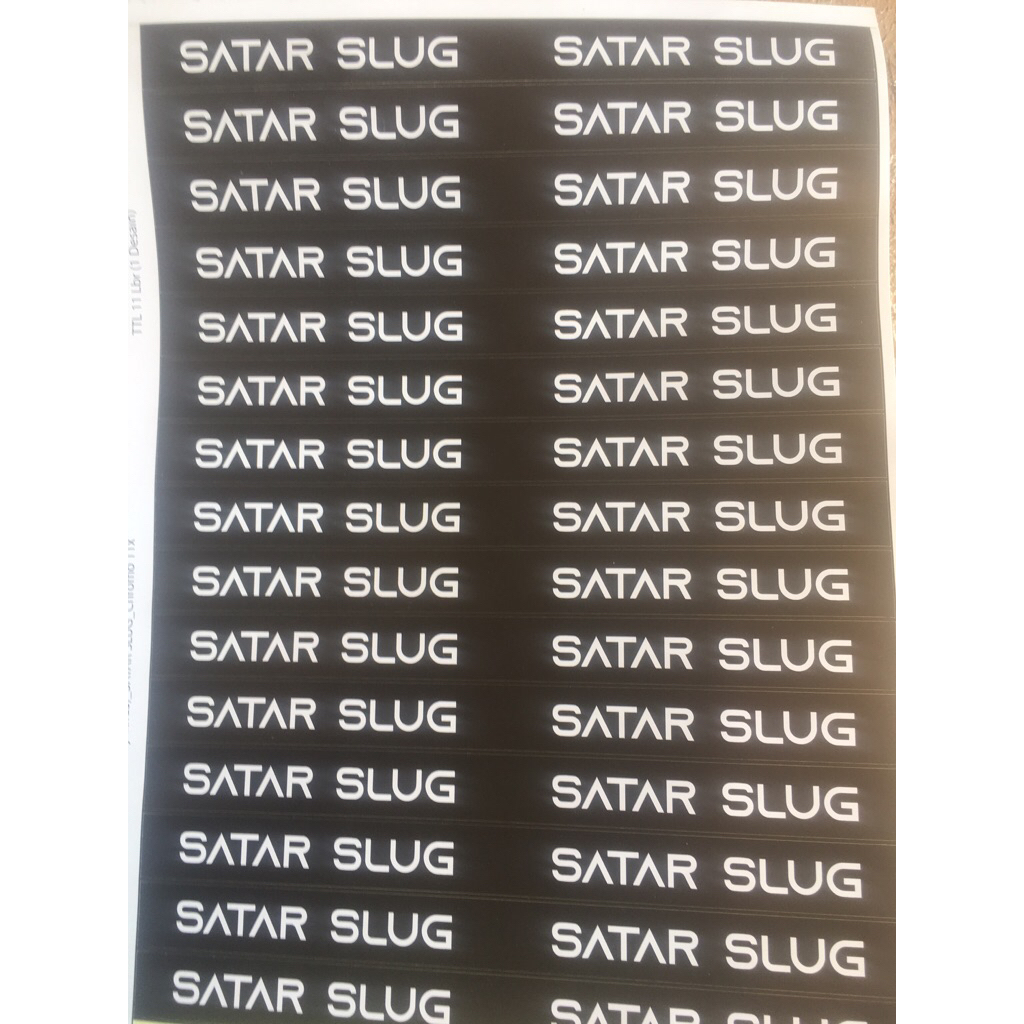 

stiker pelor satar 4.2mm