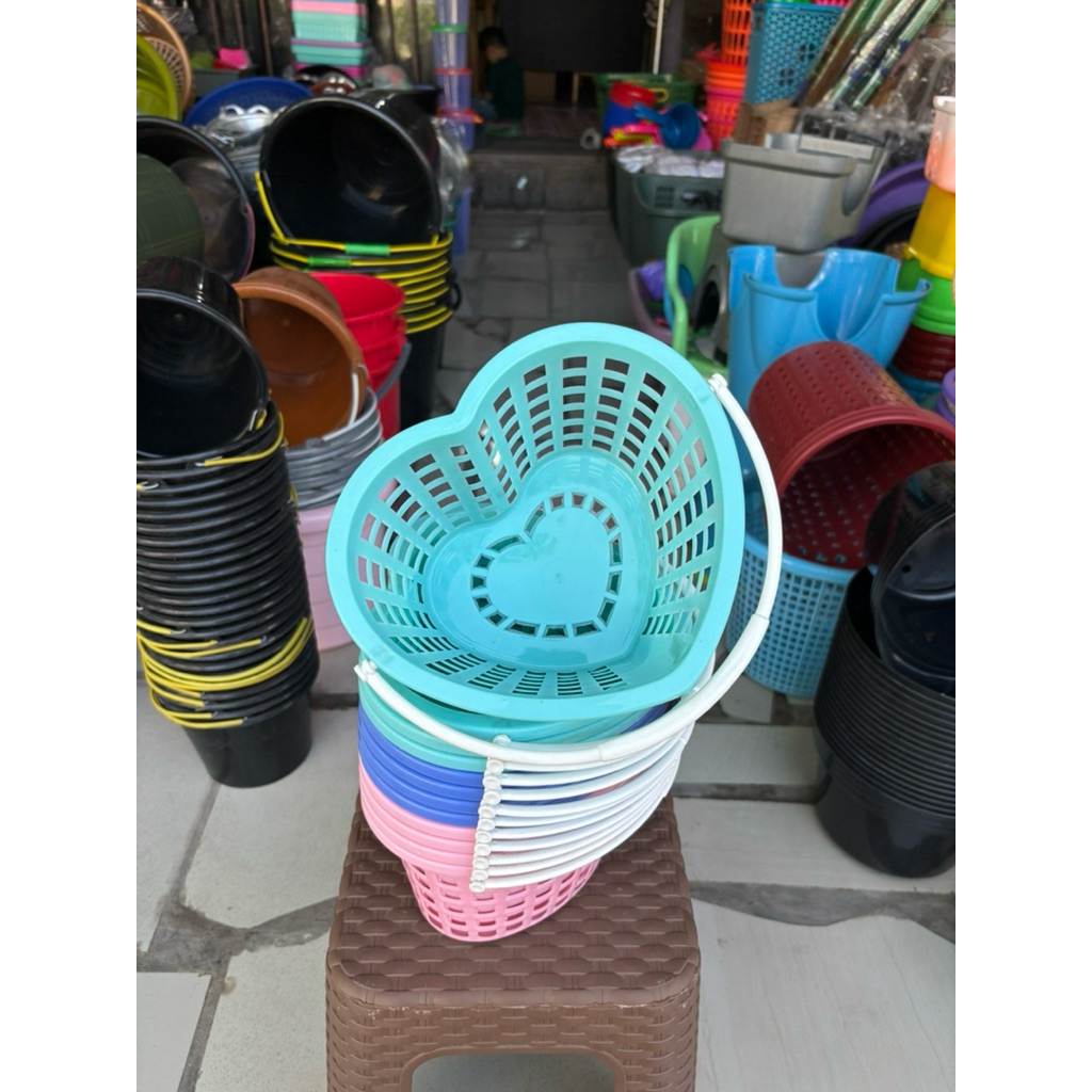 Keranjang sabun / keranjang sabun love