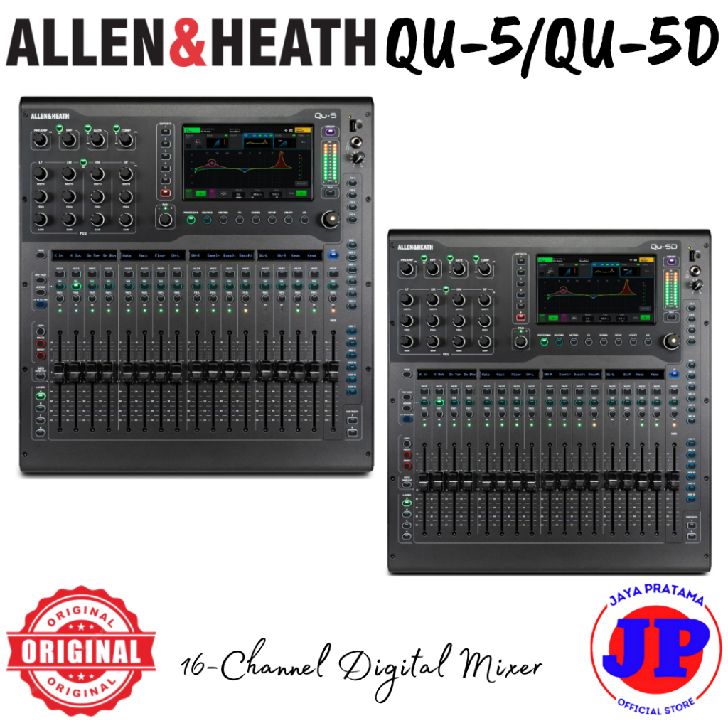 Allen & Heath QU-5 / QU-5D Dante 16-Channel Digital Mixer Original QU5 / QU5D