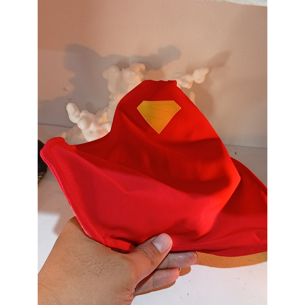 James Gunn Superman 2025 David Corenswet wired Cape V2 untuk Kitbash Action Figure Mcfarlane SHF Rev