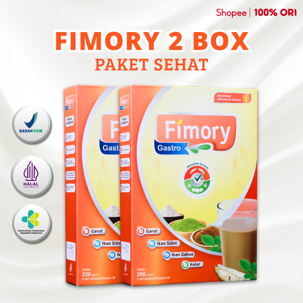 

Fimory Gastro 2 Box - Atasi Maag, Asam Lambung, Perut Kembung | Herbal Alami Aman & Halal | Cocok untuk Lambung Sensitif