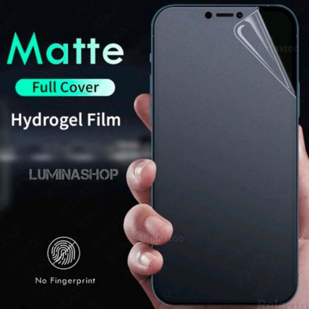 INSTANT+COD LS HYDROGEL FILM MATTE INFINIX NOTE 11 NFC 12 11 PRO 12 2023 11S 12I 2022 12I 30 PRO 7 7